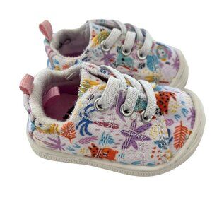 WONDER Nation‎ Shoes Girl 2 White Jungle Print Slip-On Shoes Sneakers